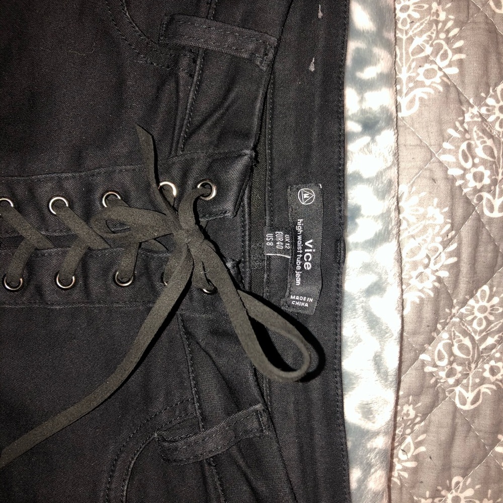 Black High Waisted Skinny Jean